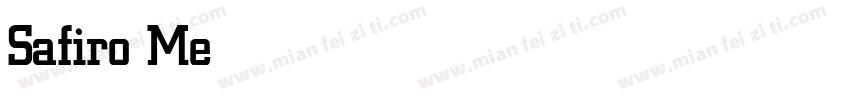 Safiro Medium字体转换